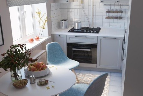 ДИЗАЙН ТРЕХКОМНАТНОЙ КВАРТИРЫ В НОВОКОСИНО