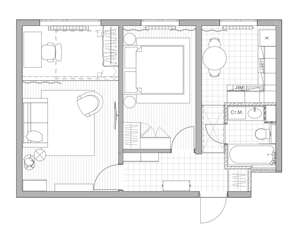 Фотография: в стиле , Кухня и столовая, Современный, Квартира, Советы, Панельный дом, Яна Мишукова – фото на INMYROOM