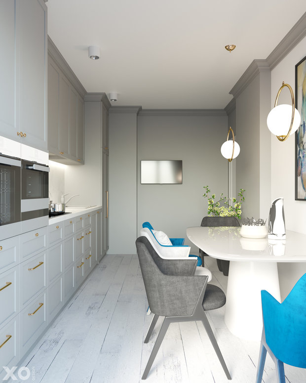 Фото из портфолио Авангард от XO Design – фотографии дизайна интерьеров на INMYROOM