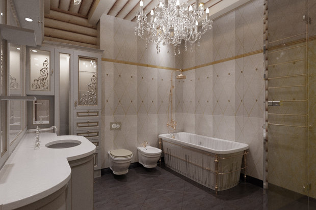 Фото из портфолио ДИЗАЙН ИНТЕРЬЕРА ДОМА ИЗ КЛЕЕНОГО БРУСА - СТУДИЯ МИЛЛА – фотографии дизайна интерьеров на INMYROOM