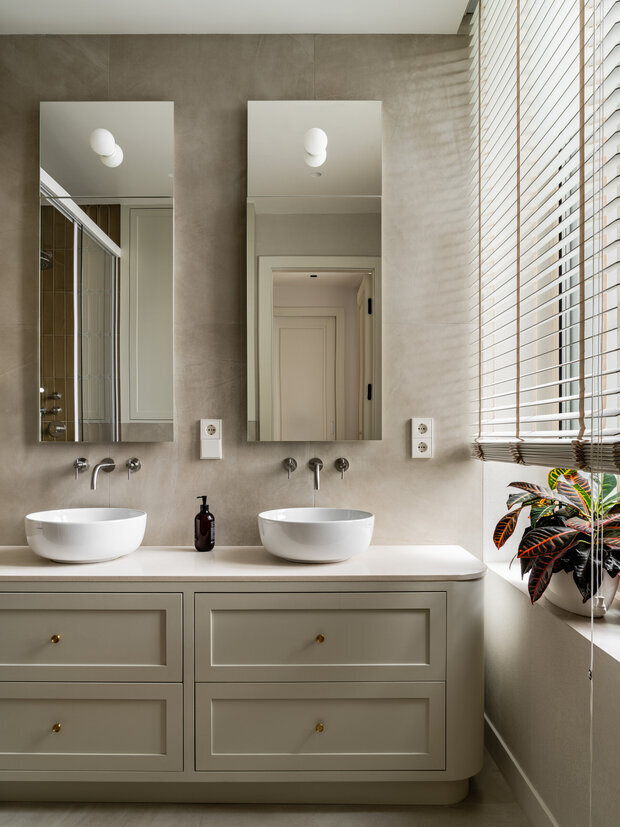 Фотография: Ванная в стиле Современный, Квартира, Проект дня, Москва, 3 комнаты, Более 90 метров, Эксклюзивные проекты, Александр Сенчугов – фото на INMYROOM