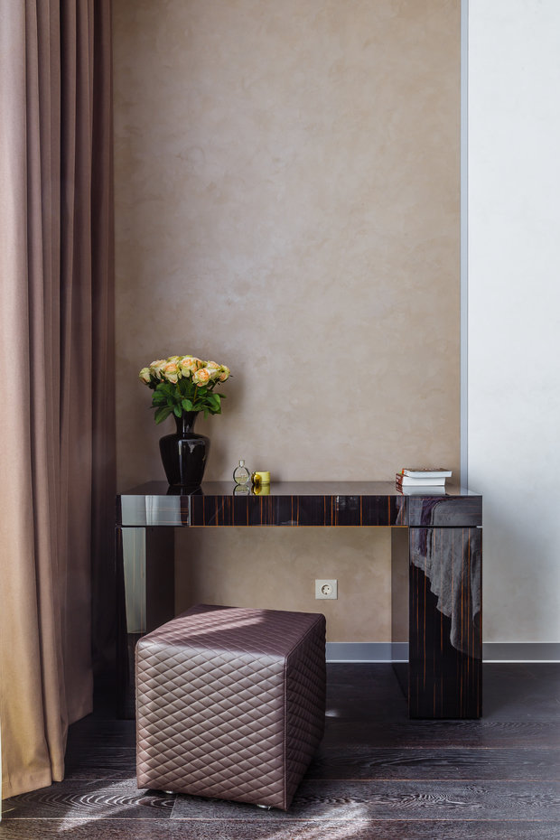 Фото из портфолио Фото спальни реализованного проекта квартиры, расположенной в ЖК "Адмирал".  – фотографии дизайна интерьеров на INMYROOM