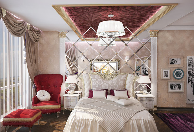 Фото из портфолио Спальня кв Юбилейный – фотографии дизайна интерьеров на INMYROOM