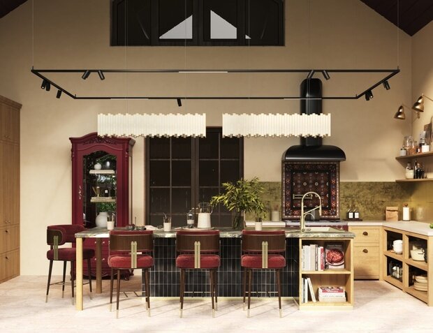 Фотография: Кухня и столовая в стиле Эклектика, Прованс и Кантри, Дом, Проект дня, Ирина Собыленская, до 40 метров – фото на INMYROOM