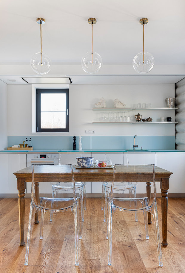 Фотография: Кухня и столовая в стиле Современный, Дом, Проект недели, Дом и дача, Московская область, 4 и больше, Более 90 метров, Decorator.pro, Насиба Бойматова, Татьяна Григорьева – фото на INMYROOM