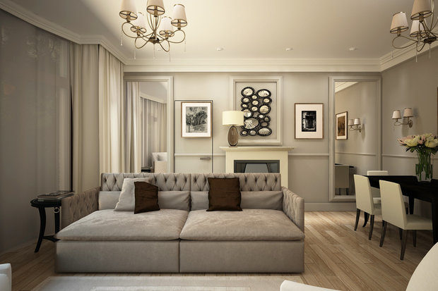 Фото из портфолио Салмычи – фотографии дизайна интерьеров на INMYROOM