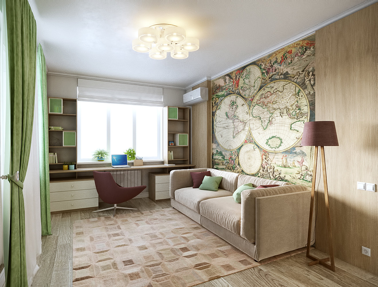 Фото из портфолио Интерьер квартиры 105 кв. м – фотографии дизайна интерьеров на INMYROOM Фото из портфолио Интерьер квартиры 105 кв. м – фотографии дизайна интерьеров на INMYROOM