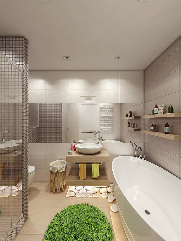 Фотография: Ванная в стиле Эко, Квартира, Дома и квартиры, IKEA, Проект дня – фото на INMYROOM