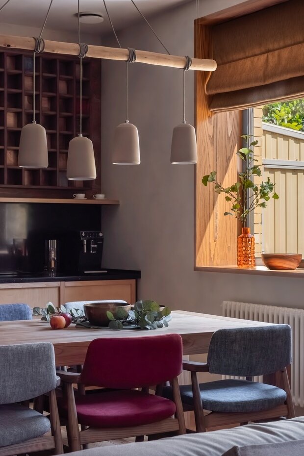 Фотография: Кухня и столовая в стиле Современный, Эклектика, Эко, Проект недели, Дом и дача, Кирпичный дом, Более 90 метров – фото на INMYROOM