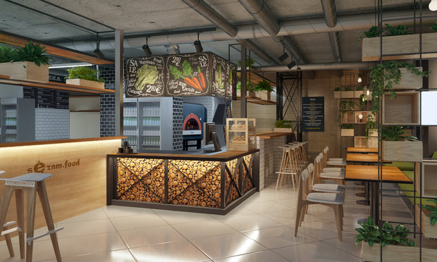 Фото из портфолио Кафе в эко стиле – фотографии дизайна интерьеров на INMYROOM