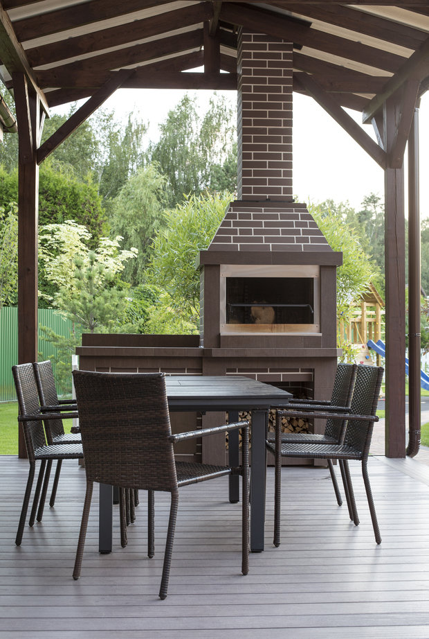 Фотография: Терраса в стиле Современный, Дом, Проект недели, Московская область, 4 и больше, Более 90 метров, #эксклюзивныепроекты, Виктория Барановская, Истра – фото на INMYROOM