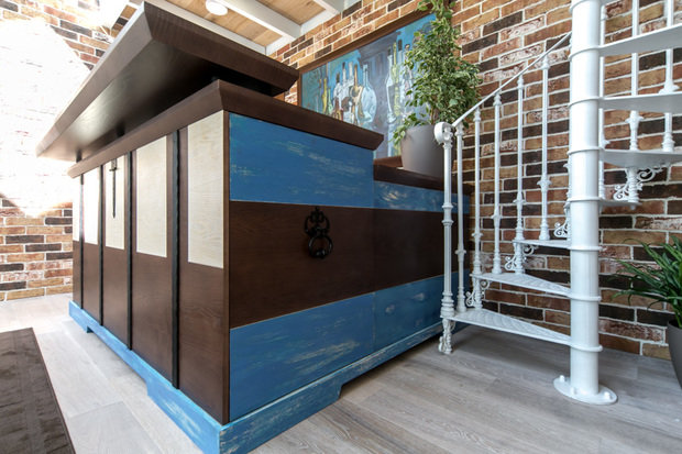 Фотография: Кухня и столовая в стиле Прованс и Кантри, Классический, Лофт, Современный, Гостиная, Интерьер комнат, Дачный ответ – фото на INMYROOM