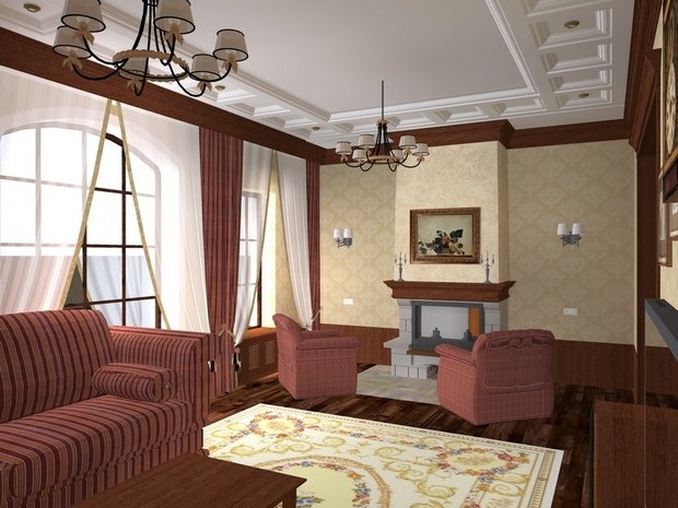 Фото из портфолио Коттедж в классическом стиле – фотографии дизайна интерьеров на INMYROOM