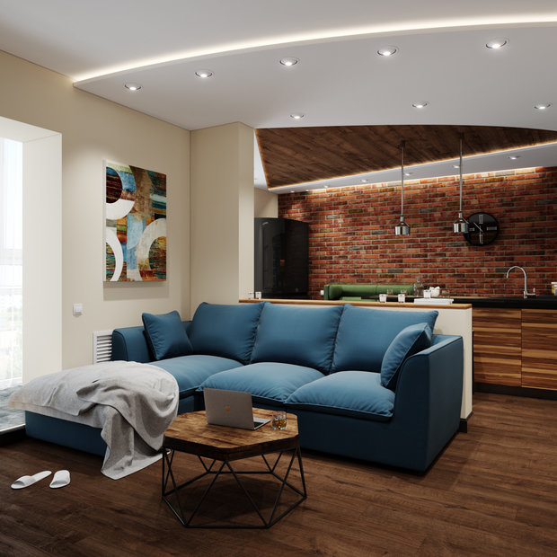 Фото из портфолио квартира холостяка – фотографии дизайна интерьеров на INMYROOM