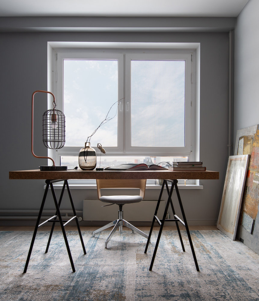 Фотография: Кабинет в стиле Современный, Квартира, Проект недели, Москва, 3 комнаты, 60-90 метров, Анна Никитина – фото на INMYROOM Фотография: Кабинет в стиле Современный, Квартира, Проект недели, Москва, 3 комнаты, 60-90 метров, Анна Никитина – фото на INMYROOM