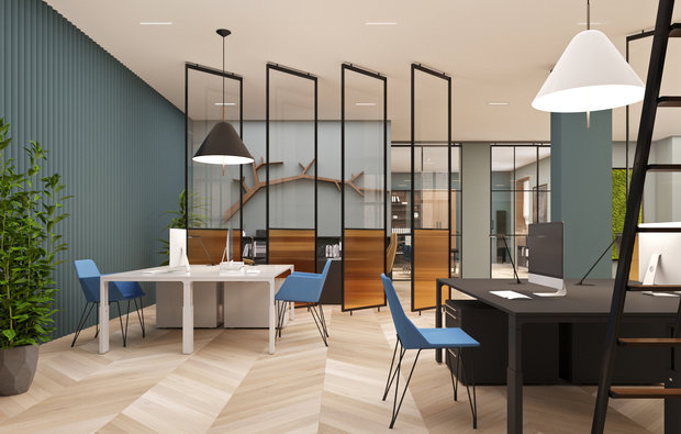 Фото из портфолио Дизайн-проект офисного пространства – фотографии дизайна интерьеров на INMYROOM