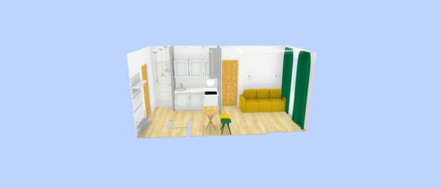 Фото из портфолио 3d-визиулизация, рабочий вариант – фотографии дизайна интерьеров на INMYROOM
