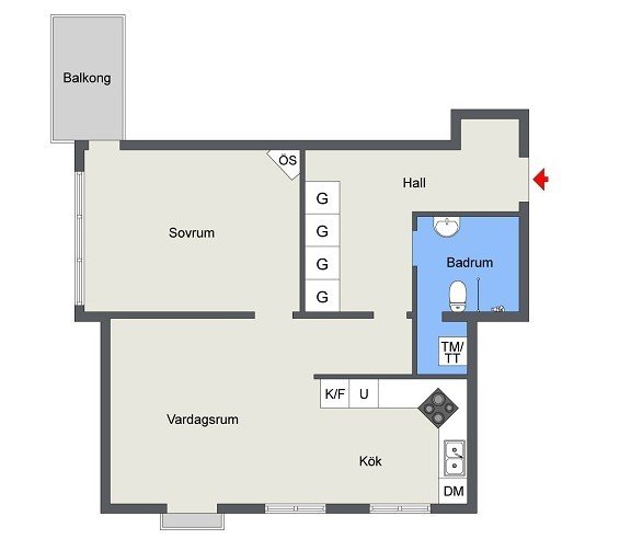 Фото из портфолио Gustav Adolfsgatan 28, Васастаден – фотографии дизайна интерьеров на INMYROOM