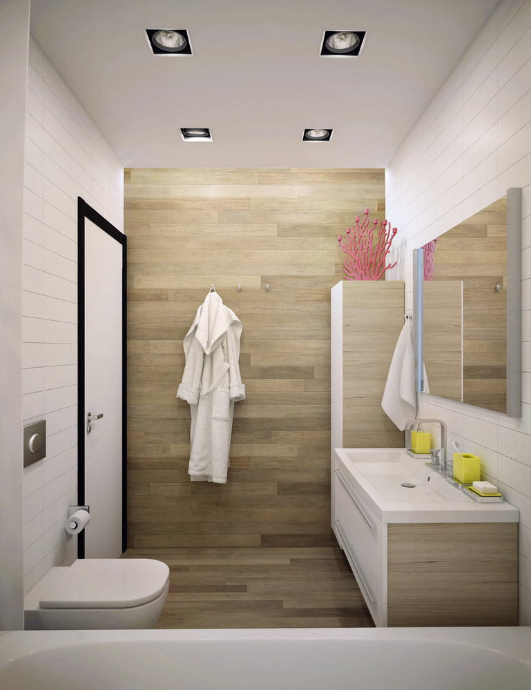 Фотография: Ванная в стиле Современный, Скандинавский, Декор интерьера, Квартира, Проект недели, Московская область, Наталия Чайка, Александра Морозова, Балашиха, ЖК «Акварели», Монолитный дом, 3 комнаты, 60-90 метров, Григорий Севастьянов, Studio 8 – фото на INMYROOM