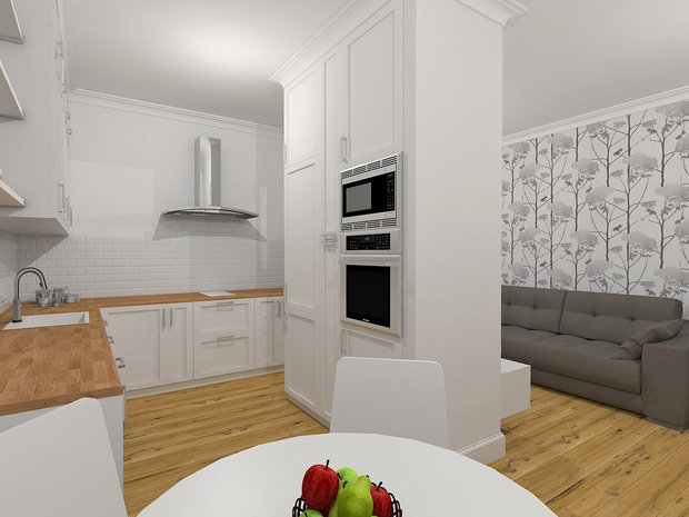 Фото из портфолио Квартира в Скандинавском стиле – фотографии дизайна интерьеров на INMYROOM