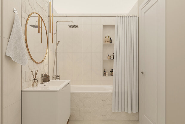 Фото из портфолио Коммунарка, ЖК Эдальго 54м – фотографии дизайна интерьеров на INMYROOM