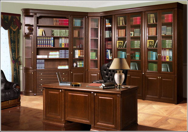 Фото из портфолио Библиотеки – фотографии дизайна интерьеров на INMYROOM