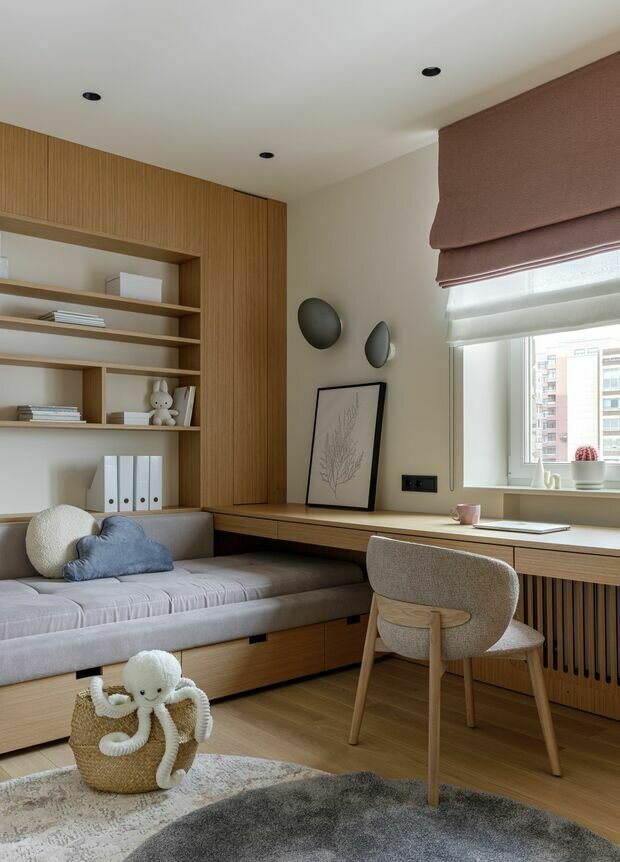 Фотография: Детская в стиле Современный, Квартира, Проект дня, Москва, Сталинка, 4 и больше, 60-90 метров, MNdesign – фото на INMYROOM