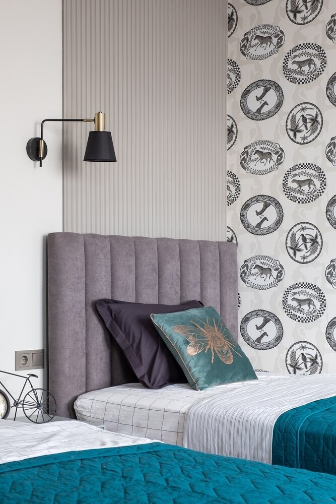 Акцентные обои с животными смотрятся интересно и в то же время достаточно строго благодаря черно-белой гамме. Акцентные обои с животными смотрятся интересно и в то же время достаточно строго благодаря черно-белой гамме.