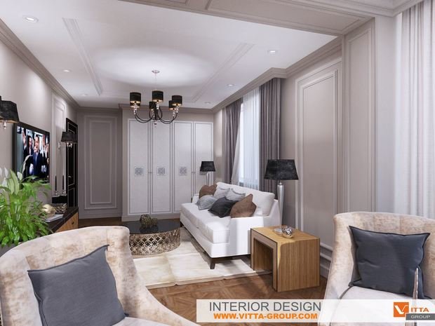 Фото из портфолио Квартира ар-деко – фотографии дизайна интерьеров на INMYROOM