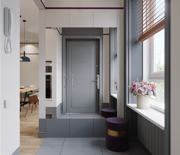 Фото из портфолио Проект квартиры в ЖК "Символ" – фотографии дизайна интерьеров на INMYROOM