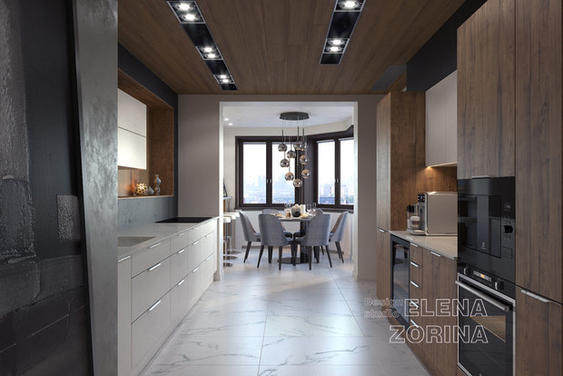 Фото из портфолио Квартира "Moderno" – фотографии дизайна интерьеров на INMYROOM