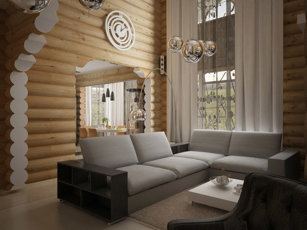 Фото из портфолио Деревенский hi-tech. – фотографии дизайна интерьеров на INMYROOM