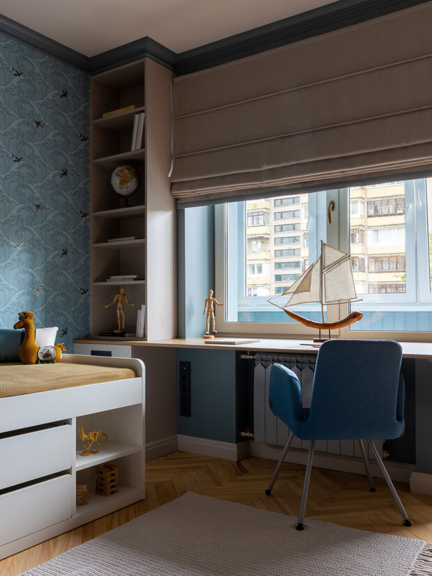 Фотография: Детская в стиле Современный, Квартира, Проект дня, Минск, Кирпичный дом, 3 комнаты, современная классика с элементами арт-деко, Алеся Вусевич – фото на INMYROOM
