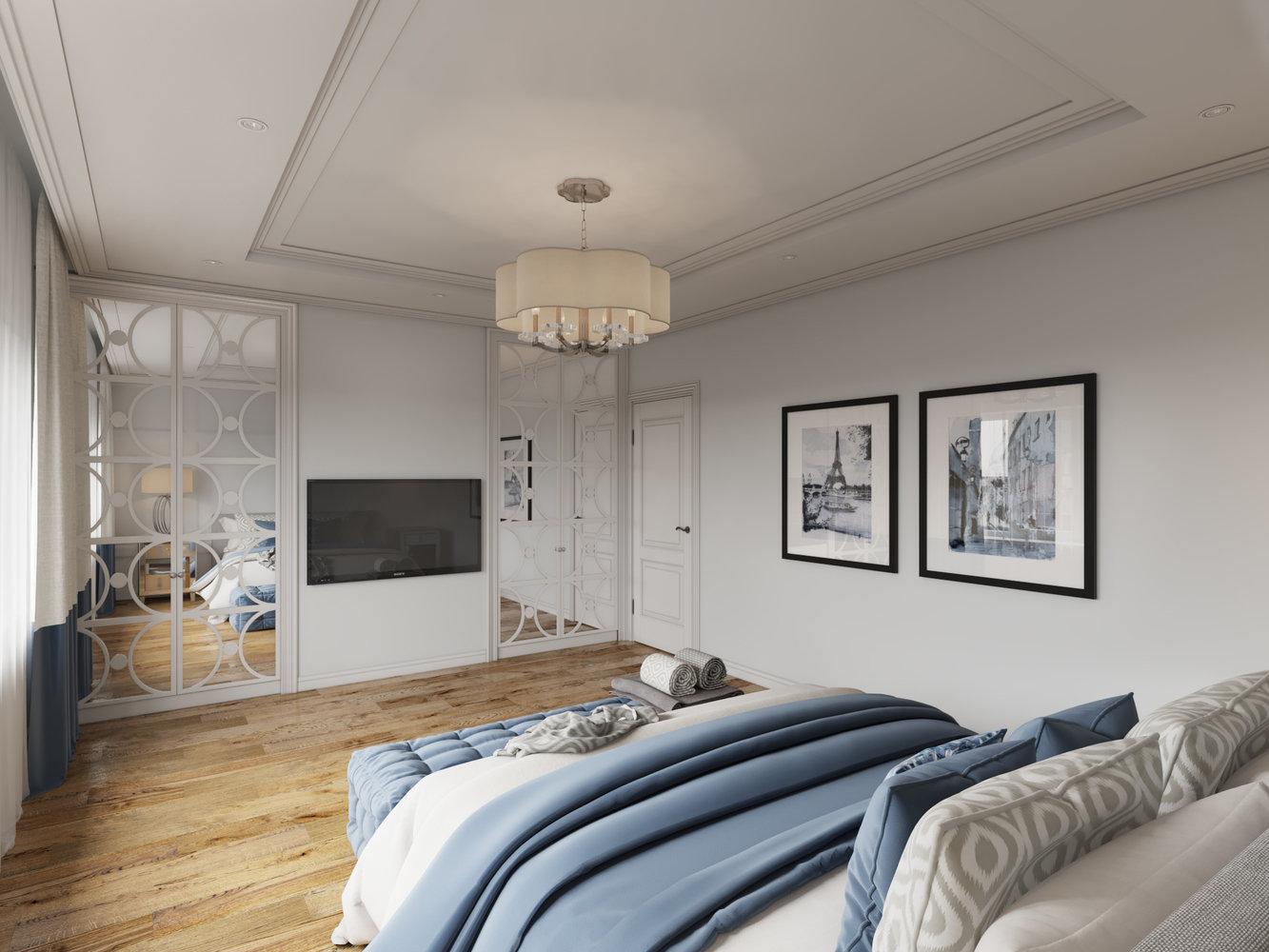 Фотография: Спальня в стиле Классический, Современный, Дом, Проект недели, Дом и дача, Павел Полынов, Ленинградская область, Студия Павла Полынова – фото на INMYROOM