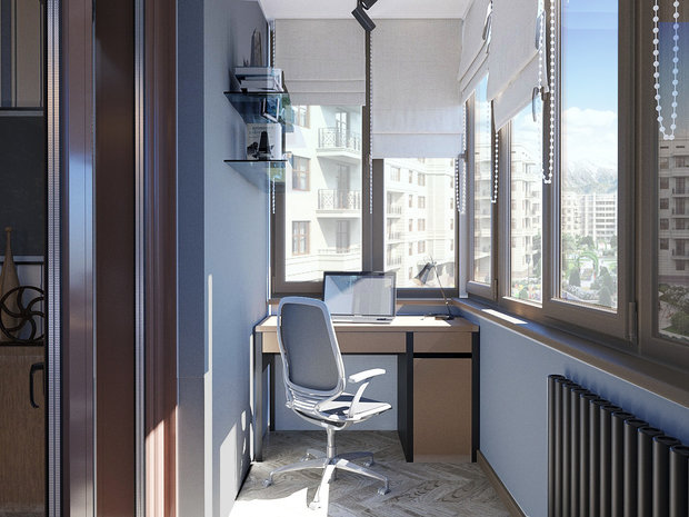 Фотография: Балкон в стиле Современный, Квартира, Проект недели, Artek Design Studio, Казахстан, 4 и больше, Более 90 метров, Алматы – фото на INMYROOM