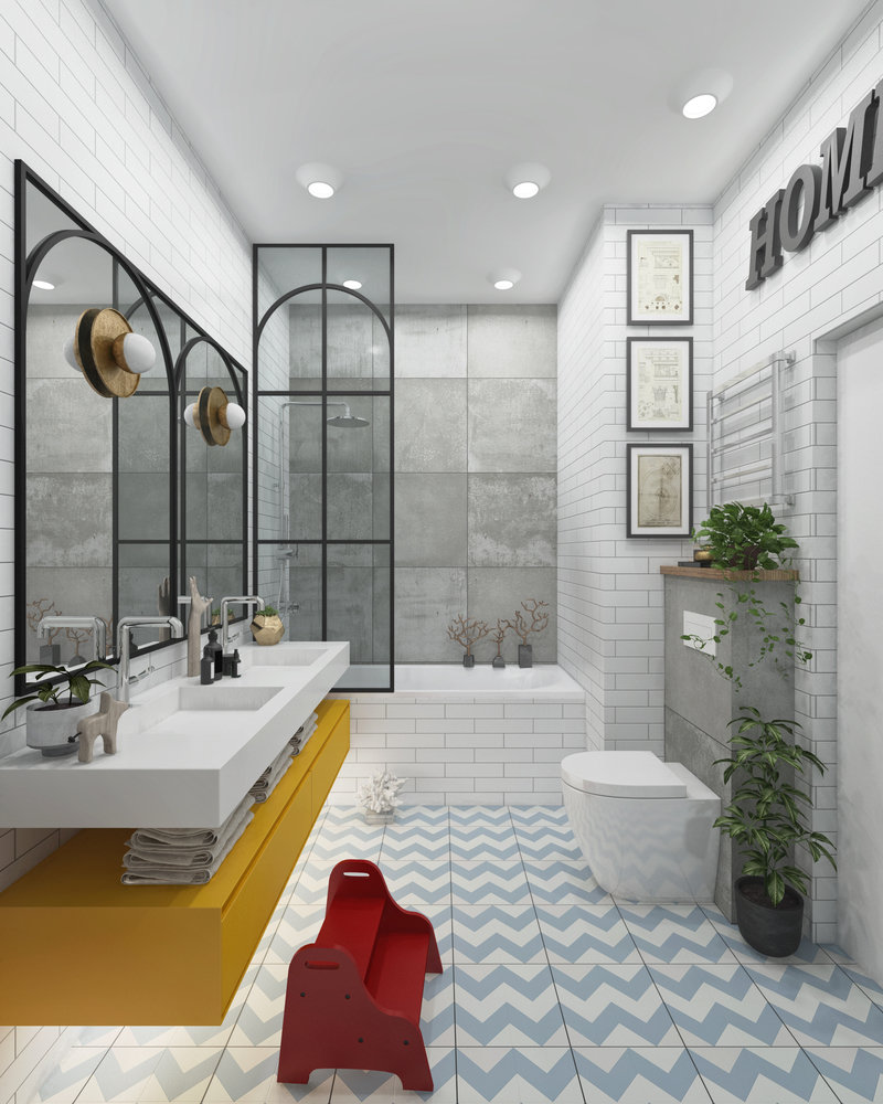 Фотография: Ванная в стиле Лофт, Квартира, Проект недели, Санкт-Петербург, Samsung, ToTaste Studio, 4 и больше, Более 90 метров, Монолитно-кирпичный, энциклопедия_интерьер, Максим Жуков, the frame – фото на INMYROOM Фотография: Ванная в стиле Лофт, Квартира, Проект недели, Санкт-Петербург, Samsung, ToTaste Studio, 4 и больше, Более 90 метров, Монолитно-кирпичный, энциклопедия_интерьер, Максим Жуков, the frame – фото на INMYROOM