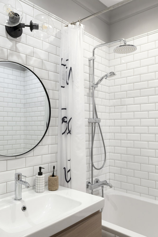 Фотография: Ванная в стиле Скандинавский, Квартира, Проект недели, Санкт-Петербург, 3 комнаты, 60-90 метров, Светлана Куксова – фото на INMYROOM Фотография: Ванная в стиле Скандинавский, Квартира, Проект недели, Санкт-Петербург, 3 комнаты, 60-90 метров, Светлана Куксова – фото на INMYROOM