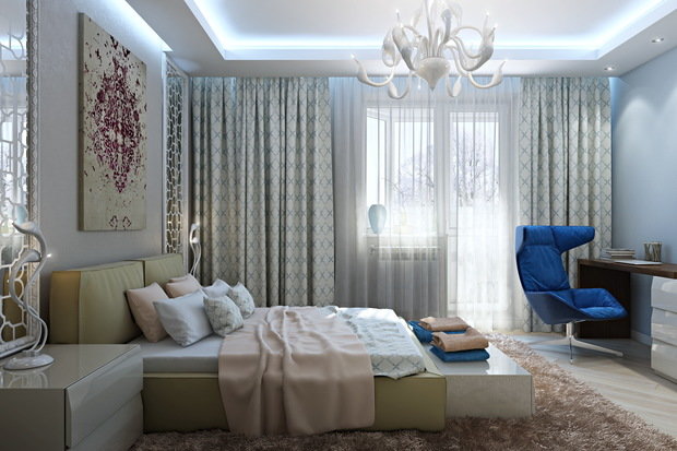 Фото из портфолио Спальня в стиле ар-деко – фотографии дизайна интерьеров на INMYROOM