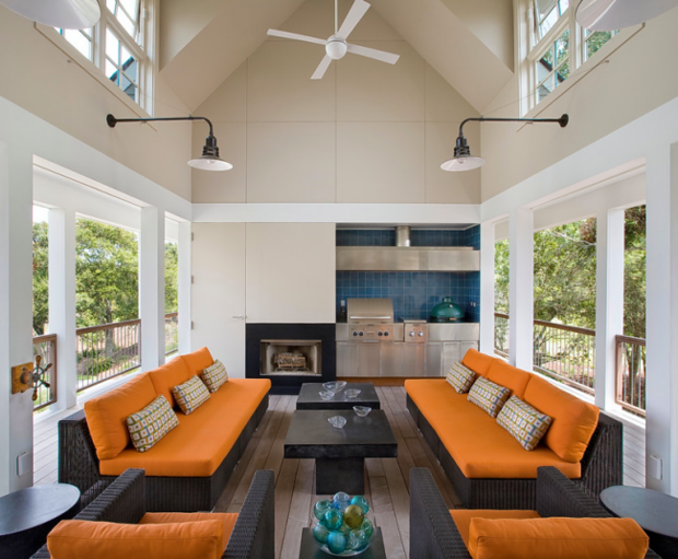 Фотография: Терраса в стиле Современный, Советы, Leroy Merlin, Village Club, Эд Серебренников, мангал, как сделать зону барбекю – фото на INMYROOM