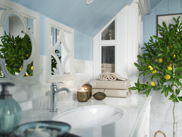 Фотография: Ванная в стиле Скандинавский, Современный, Дом, Проект недели, Санкт-Петербург, 60-90 метров, Маргарита Рассказова – фото на INMYROOM