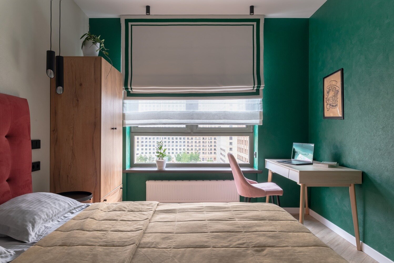 Фотография: Спальня в стиле Современный, Скандинавский, Квартира, Проект недели, Москва, Монолитный дом, 3 комнаты, 40-60 метров, Алиса Кащеева – фото на INMYROOM Фотография: Спальня в стиле Современный, Скандинавский, Квартира, Проект недели, Москва, Монолитный дом, 3 комнаты, 40-60 метров, Алиса Кащеева – фото на INMYROOM