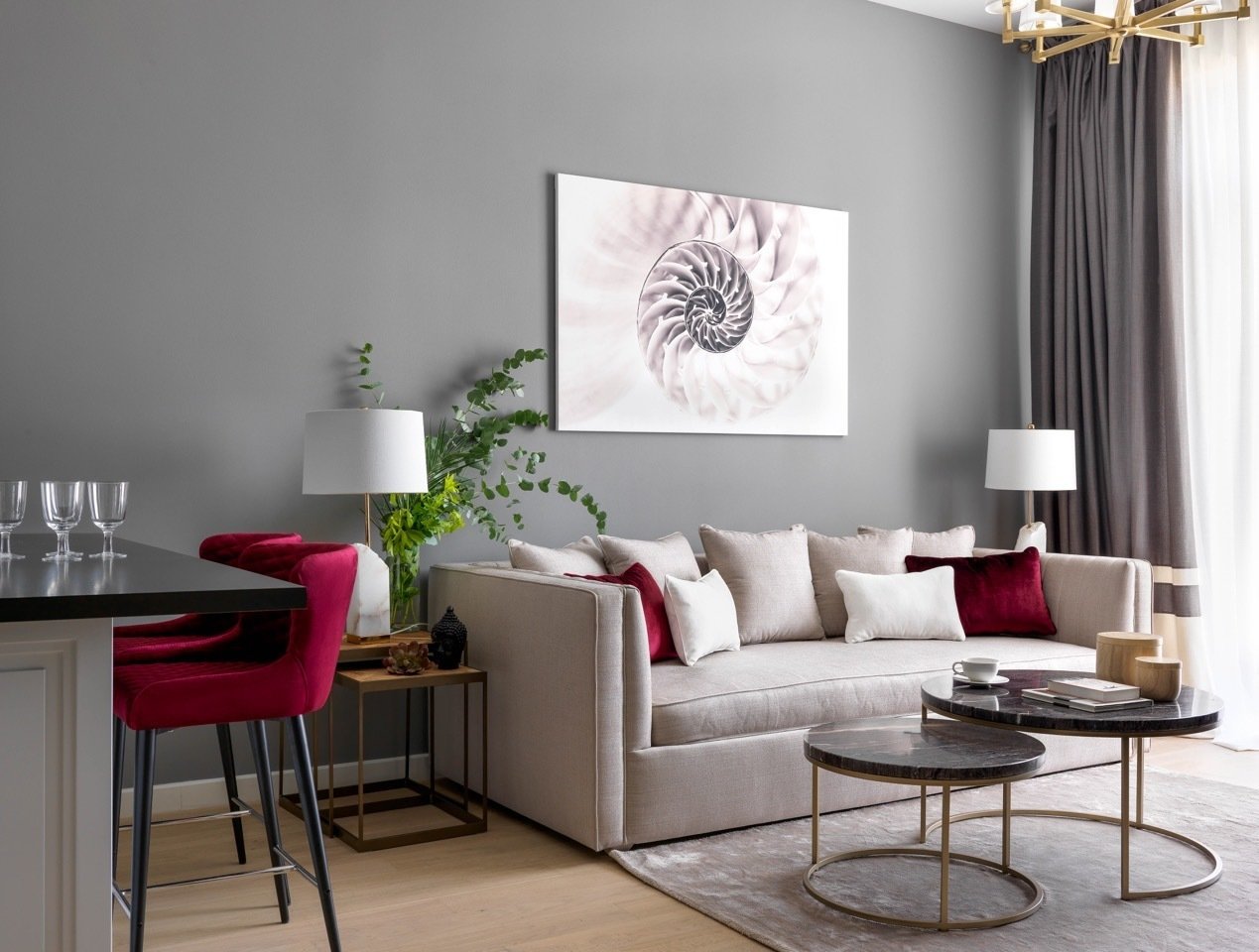 Фотография: Гостиная в стиле Современный, Квартира, Проект недели, Москва, Монолитный дом, 2 комнаты, 40-60 метров, Виктория Власова – фото на INMYROOM Фотография: Гостиная в стиле Современный, Квартира, Проект недели, Москва, Монолитный дом, 2 комнаты, 40-60 метров, Виктория Власова – фото на INMYROOM