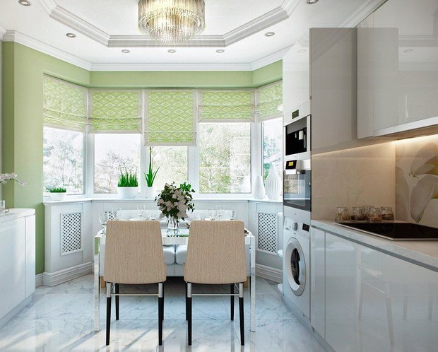 Фотография: Кухня и столовая в стиле Современный, Советы, Зеленый – фото на INMYROOM