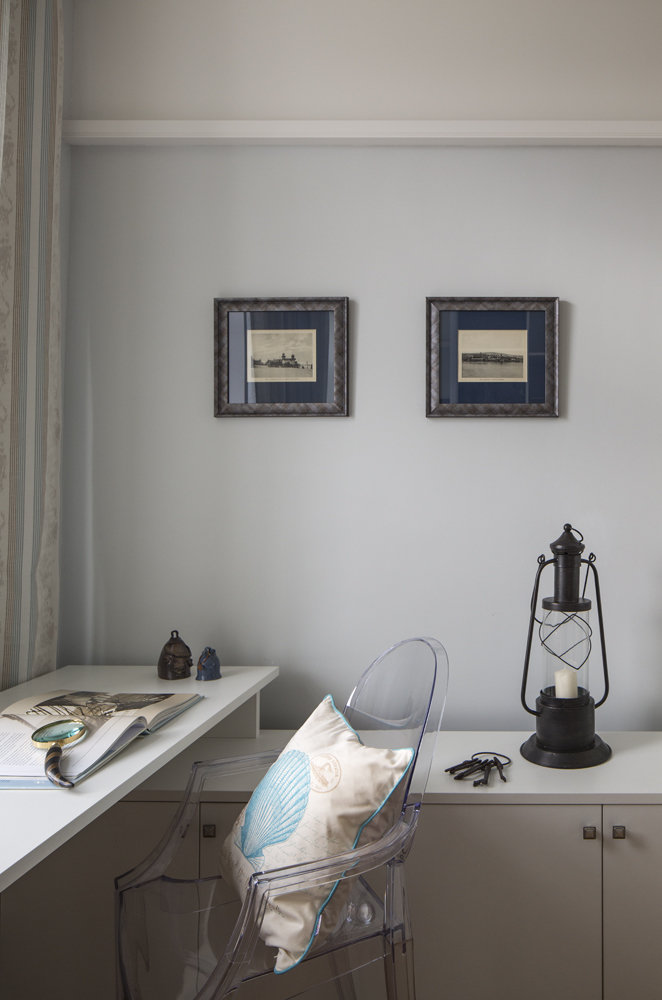 Фотография: Кабинет в стиле Современный, Квартира, Проект недели, Евгений Кулибаба, Эльвира Станкевич, Сталинка, трешка, 3 комнаты, 60-90 метров – фото на INMYROOM