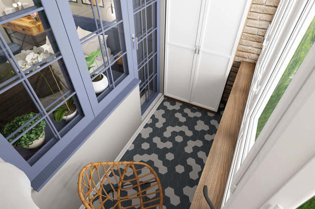 Фото из портфолио Трехкомнатная квартира 78 м2 в современном стиле, в доме серии П-44 – фотографии дизайна интерьеров на INMYROOM