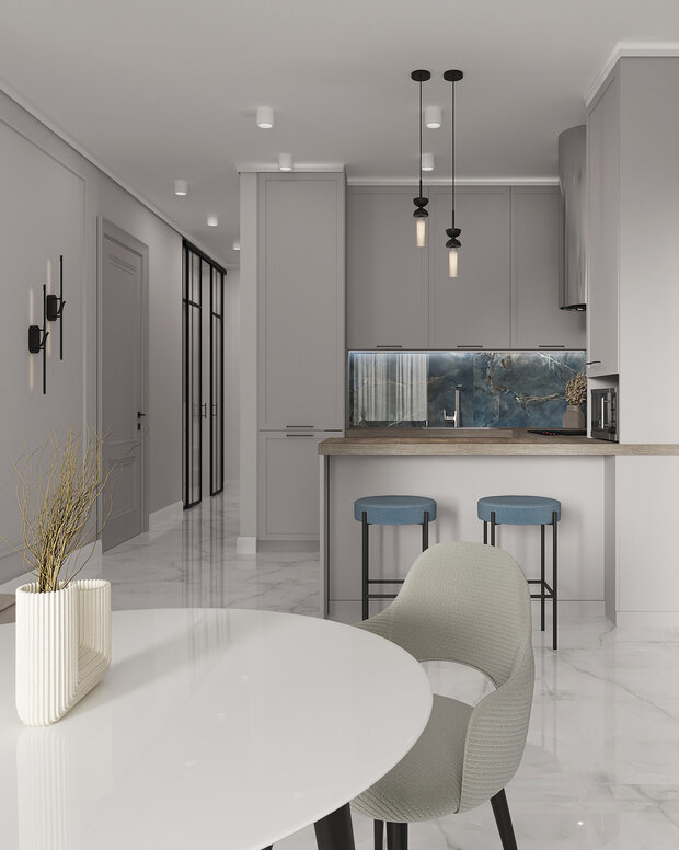 Фото из портфолио Интерьер евродвушки в ЖК "Русская Европа" – фотографии дизайна интерьеров на INMYROOM