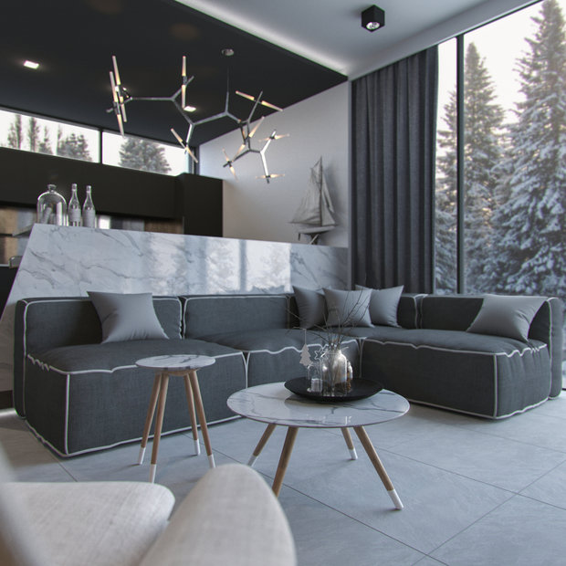 Фото из портфолио Загородный дом. – фотографии дизайна интерьеров на INMYROOM