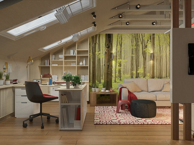 Фотография: Кабинет в стиле Современный – фото на INMYROOM