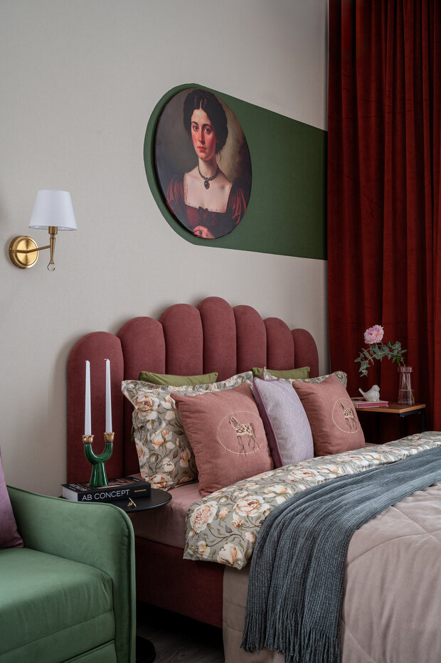 Фотография: Спальня в стиле Современный, Малогабаритная квартира, Квартира, Студия, Дизайн интерьера, Проект дня, Сочи, до 40 метров, Анастасия Дубовскова, дизайн студии, фото интерьера – фото на INMYROOM