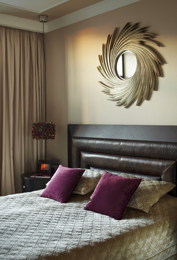 Фотография: Спальня в стиле Современный, Классический, Восточный, Квартира, Дома и квартиры, Проект недели, Москва, 3 комнаты, 60-90 метров, Марина Пенние, Роман Воронов, Marina Pennie design & art – фото на INMYROOM
